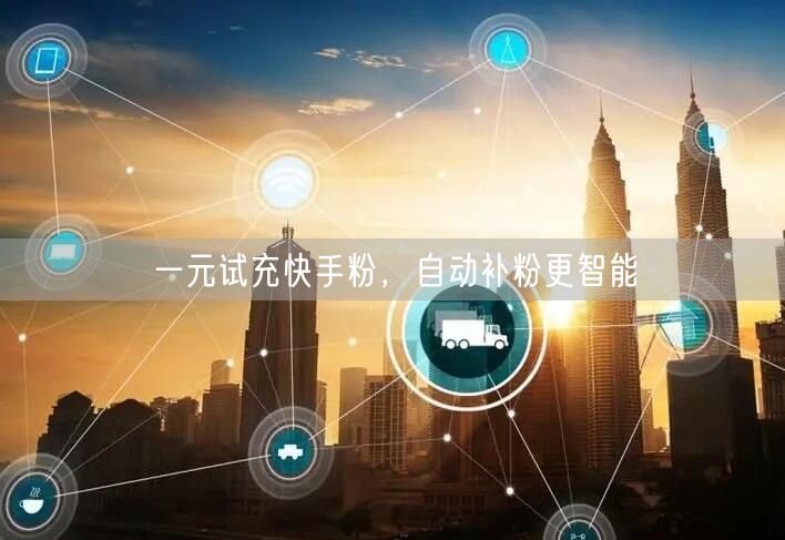 一元试充快手粉，自动补粉更智能