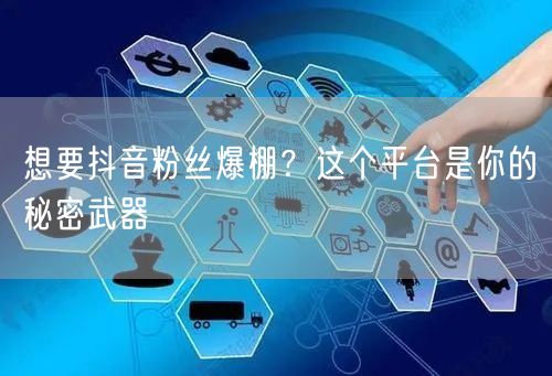 想要抖音粉丝爆棚？这个平台是你的秘密武器