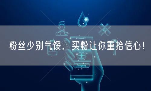 粉丝少别气馁，买粉让你重拾信心！