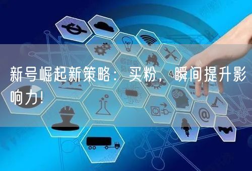 新号崛起新策略：买粉，瞬间提升影响力！