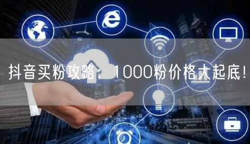 抖音买粉攻略：1000粉价格大起底！