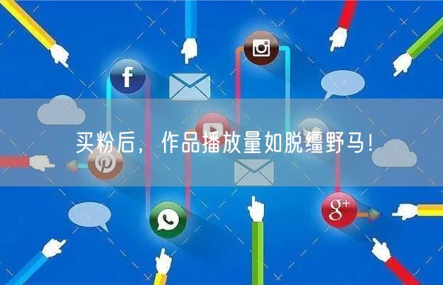 买粉后，作品播放量如脱缰野马！