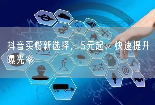 抖音买粉新选择，5元起，快速提升曝光率