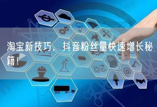 淘宝新技巧，抖音粉丝量快速增长秘籍！