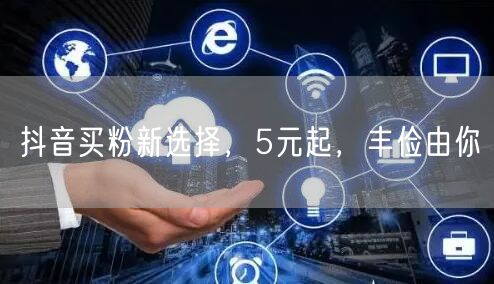 抖音买粉新选择，5元起，丰俭由你