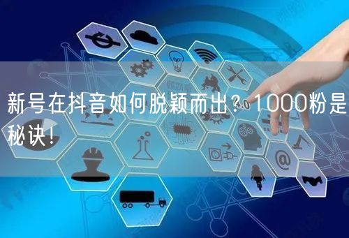 新号在抖音如何脱颖而出？1000粉是秘诀！