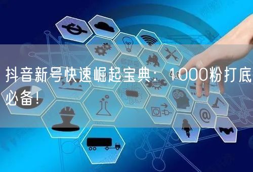 抖音新号快速崛起宝典：1000粉打底必备！