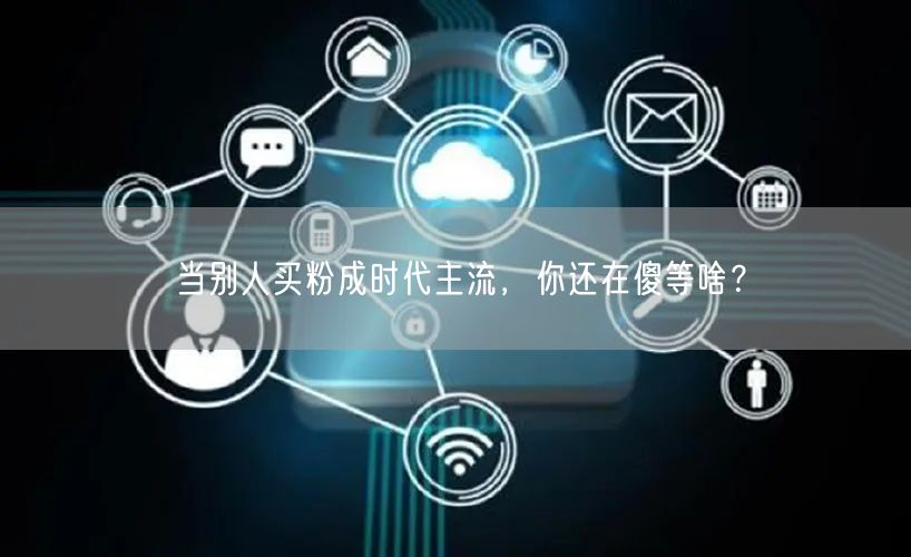 当别人买粉成时代主流，你还在傻等啥？