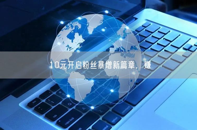 10元开启粉丝暴增新篇章，赚