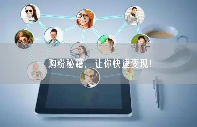 购粉秘籍，让你快速变现！