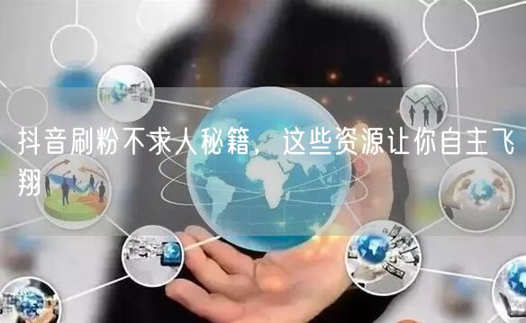 抖音刷粉不求人秘籍，这些资源让你自主飞翔
