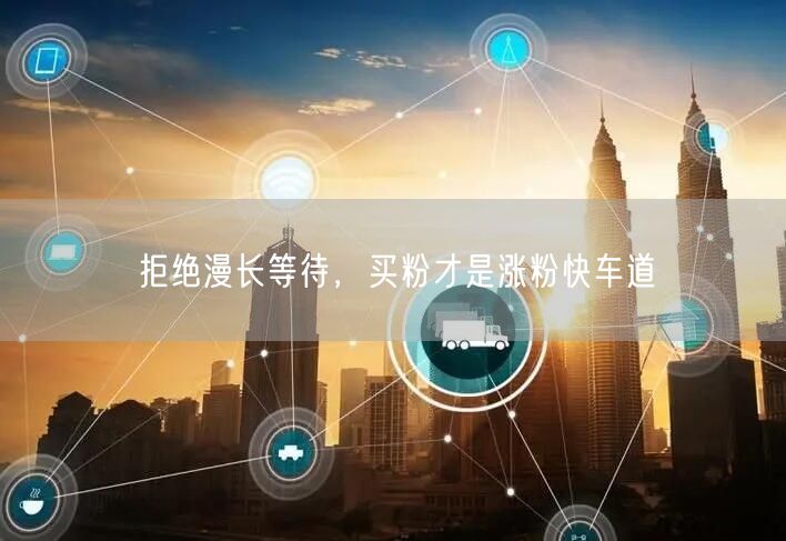 拒绝漫长等待，买粉才是涨粉快车道