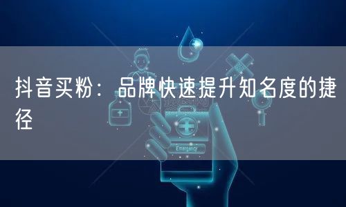 抖音买粉：品牌快速提升知名度的捷径