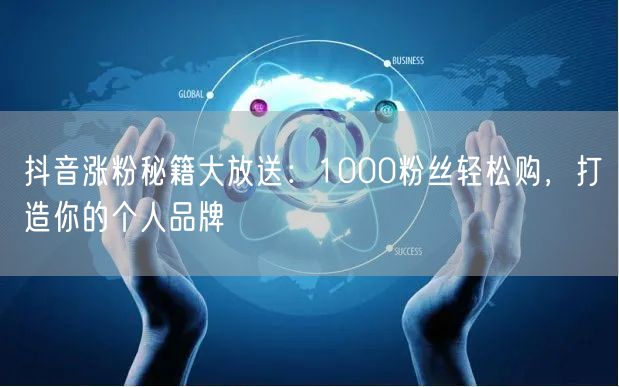 抖音涨粉秘籍大放送：1000粉丝轻松购，打造你的个人品牌