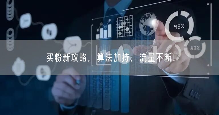 买粉新攻略，算法加持，流量不断！