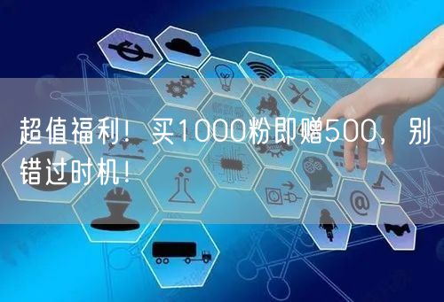 超值福利！买1000粉即赠500，别错过时机！