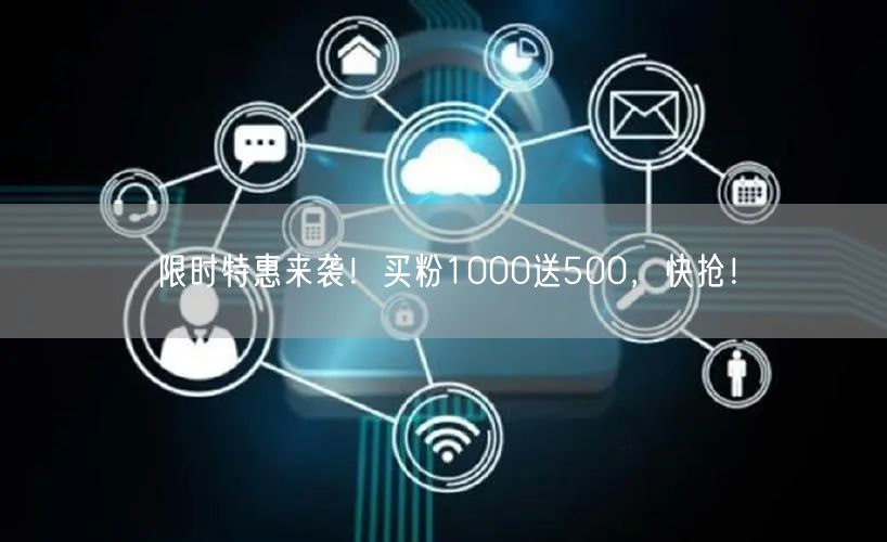 限时特惠来袭！买粉1000送500，快抢！