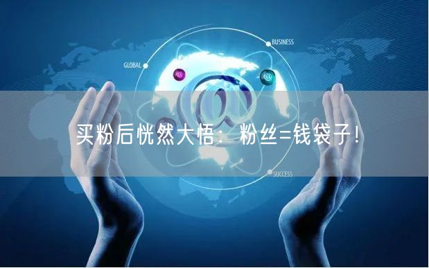 买粉后恍然大悟：粉丝=钱袋子！