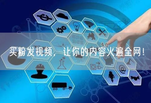 买粉发视频，让你的内容火遍全网！