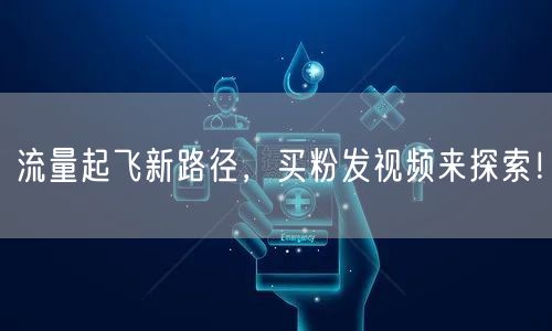 流量起飞新路径，买粉发视频来探索！