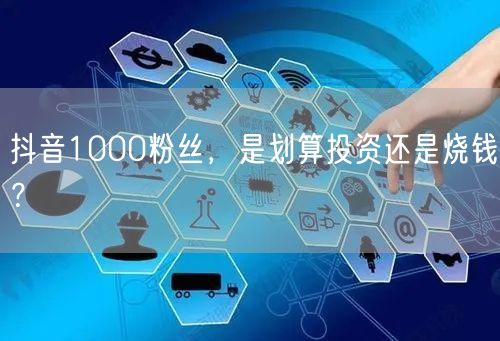 抖音1000粉丝，是划算投资还是烧钱？