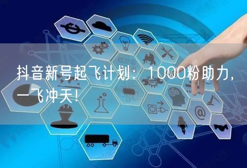 抖音新号起飞计划：1000粉助力，一飞冲天！