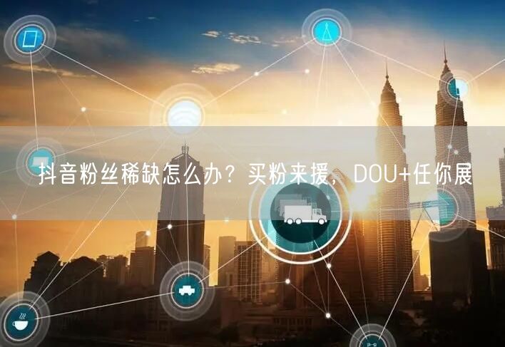 抖音粉丝稀缺怎么办？买粉来援，DOU+任你展